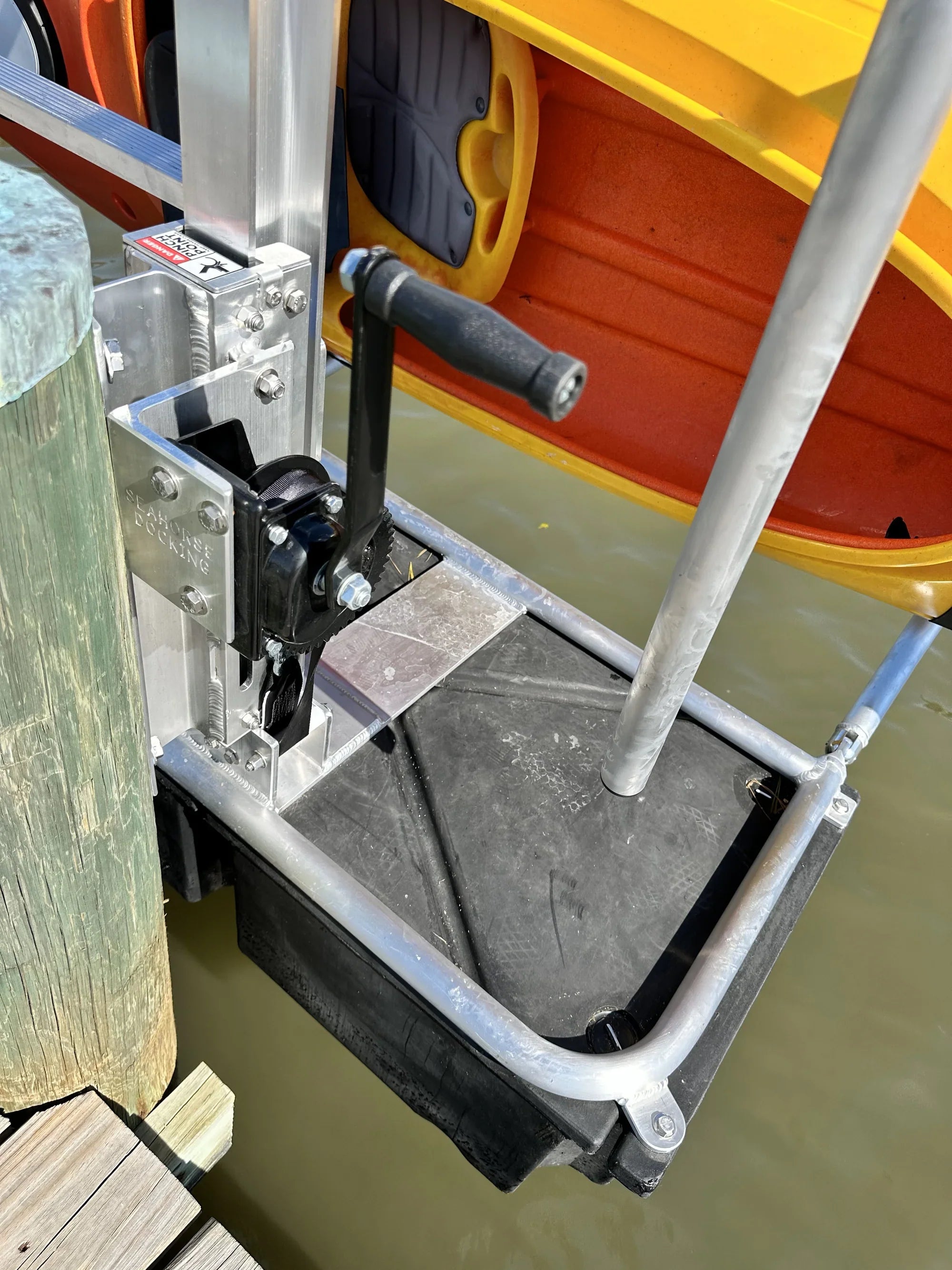 Fixed Dock Kayak Launch & Stow – Pro Series Aluminum Dock Access System
